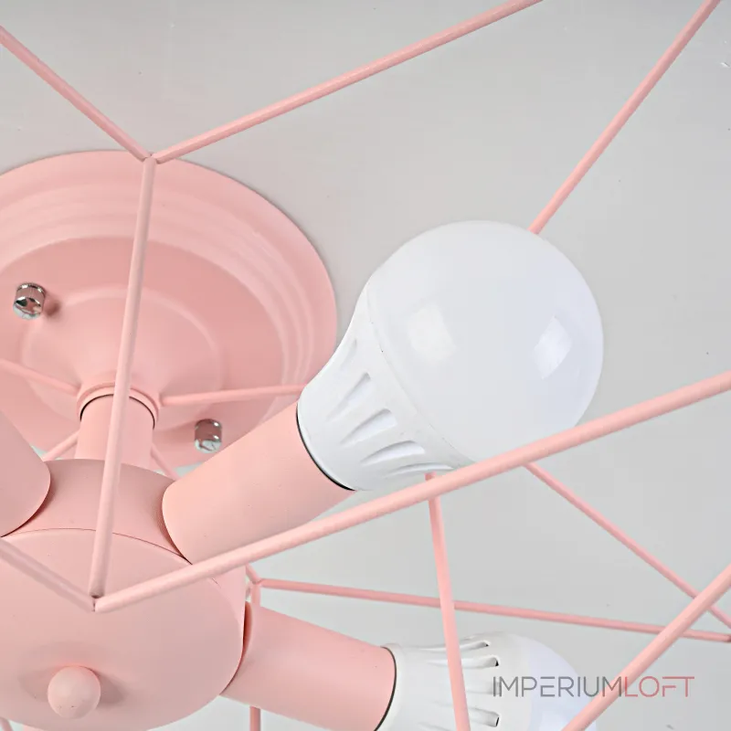 Потолочная люстра ASTERI Pink от ImperiumLoft