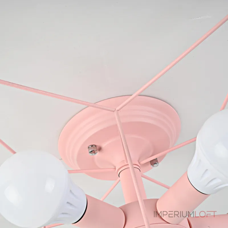 Потолочная люстра ASTERI Pink от ImperiumLoft