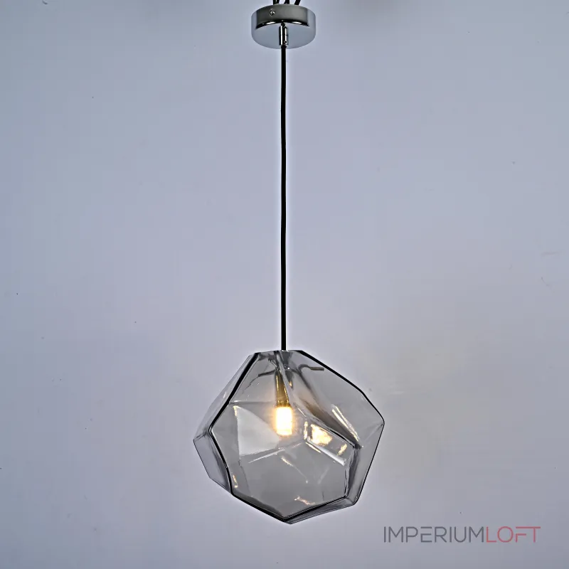 Подвесной светильник Color Ice Cube Pendant JEVIO 1 Серый от ImperiumLoft