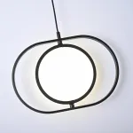 Подвесной светильник ARVET горизонтальный Черный от ImperiumLoft