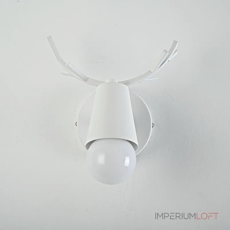 Бра с рожками DEER A White от ImperiumLoft Бра с рожками DEER A White от ImperiumLoft