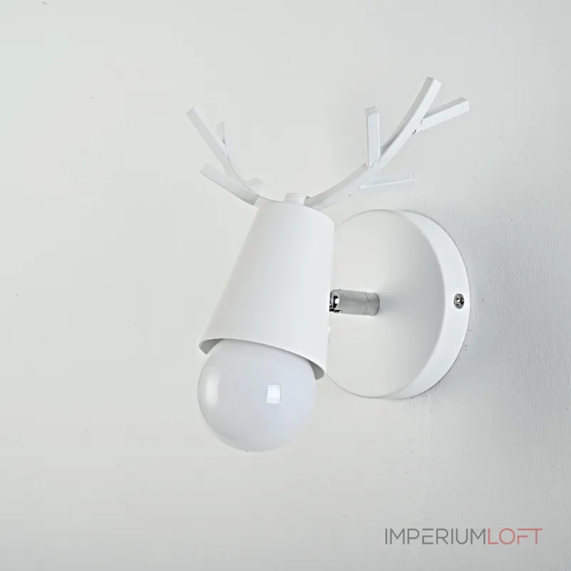 Бра с рожками DEER A White от ImperiumLoft Бра с рожками DEER A White от ImperiumLoft
