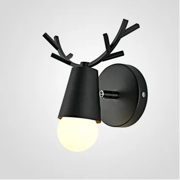 Бра с рожками DEER A Black Бра с рожками DEER A Black