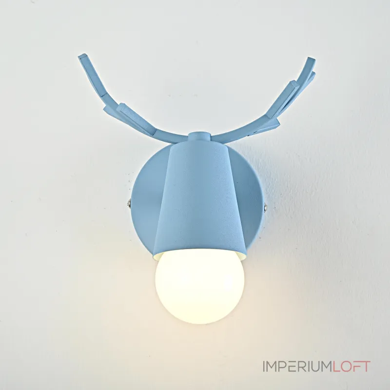 Бра с рожками DEER A Blue от ImperiumLoft Бра с рожками DEER A Blue от ImperiumLoft