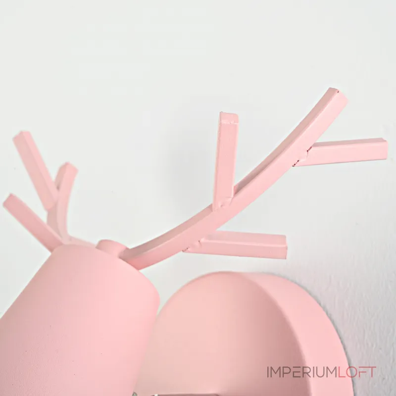 Бра с рожками DEER A Pink от ImperiumLoft