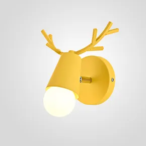 Бра с рожками DEER A Yellow