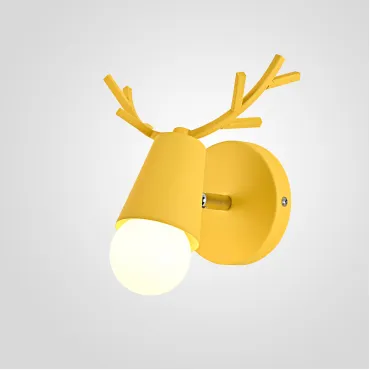 Бра с рожками DEER A Yellow Бра с рожками DEER A Yellow