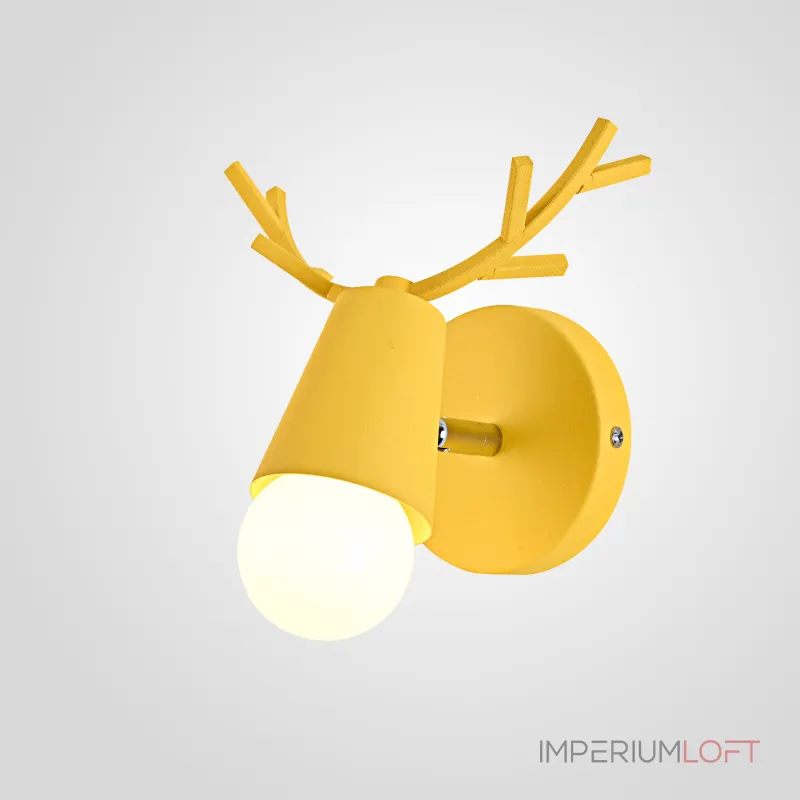 Бра с рожками DEER A Yellow от ImperiumLoft Бра с рожками DEER A Yellow от ImperiumLoft