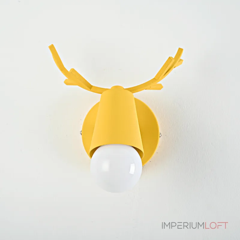 Бра с рожками DEER A Yellow от ImperiumLoft Бра с рожками DEER A Yellow от ImperiumLoft