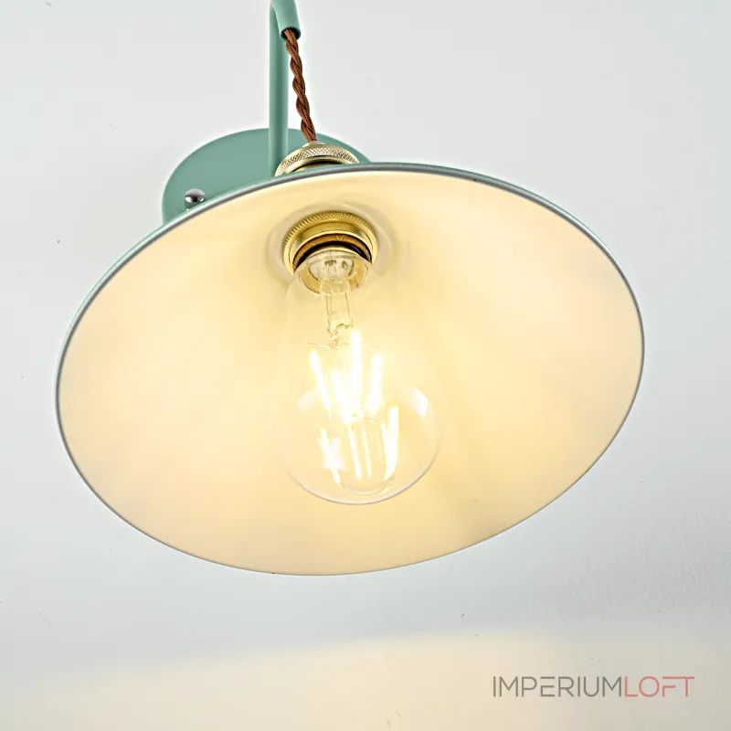 Бра с подвесным плафоном BRAID WALL Green от ImperiumLoft