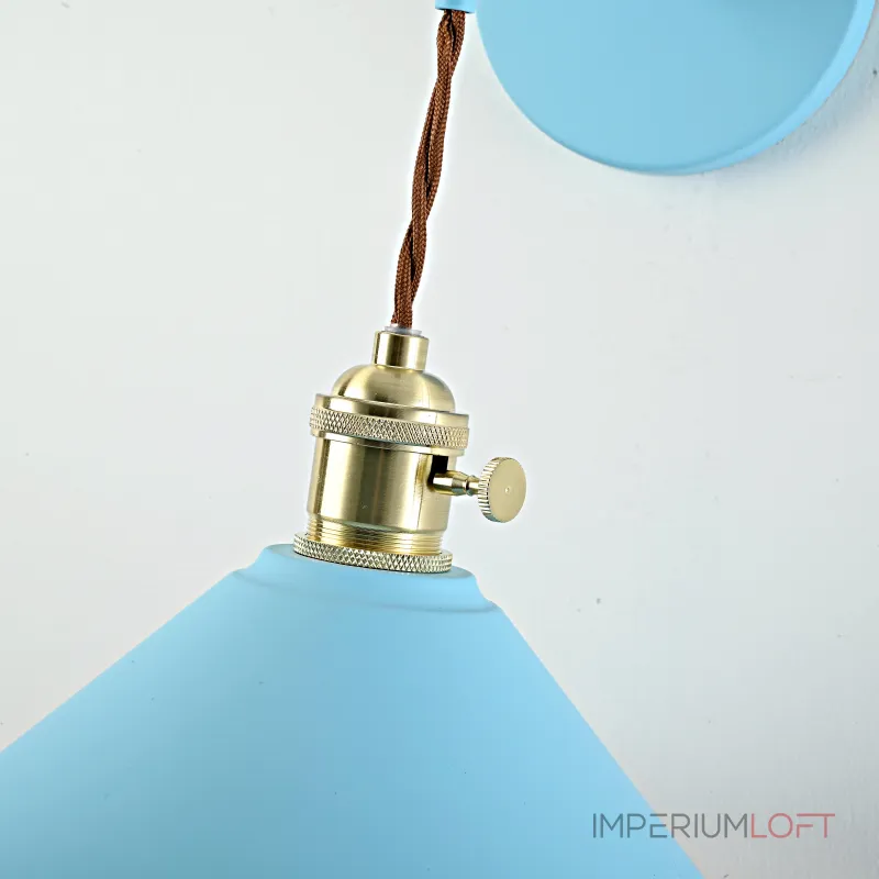 Бра с подвесным плафоном BRAID WALL Blue от ImperiumLoft