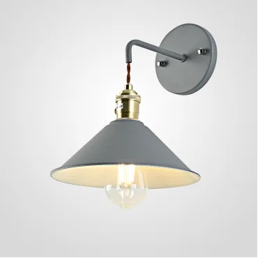 Бра с подвесным плафоном BRAID WALL Gray