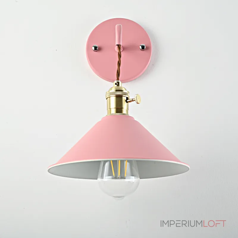 Бра с подвесным плафоном BRAID WALL Pink от ImperiumLoft Бра с подвесным плафоном BRAID WALL Pink от ImperiumLoft