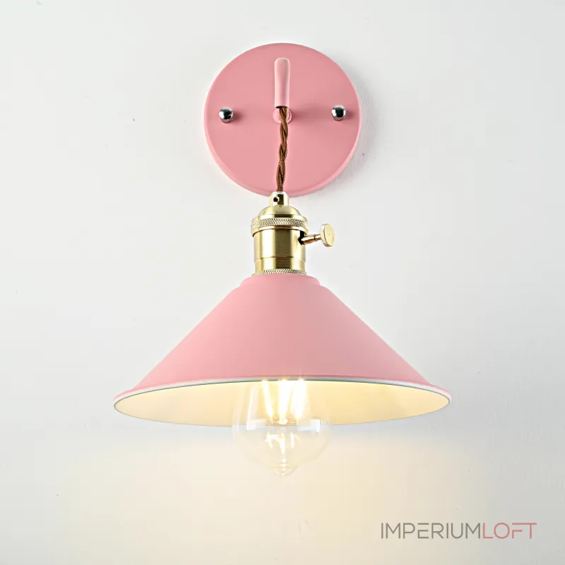 Бра с подвесным плафоном BRAID WALL Pink от ImperiumLoft Бра с подвесным плафоном BRAID WALL Pink от ImperiumLoft