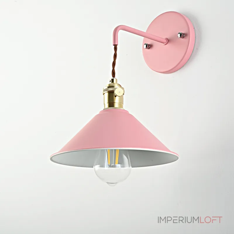 Бра с подвесным плафоном BRAID WALL Pink от ImperiumLoft Бра с подвесным плафоном BRAID WALL Pink от ImperiumLoft