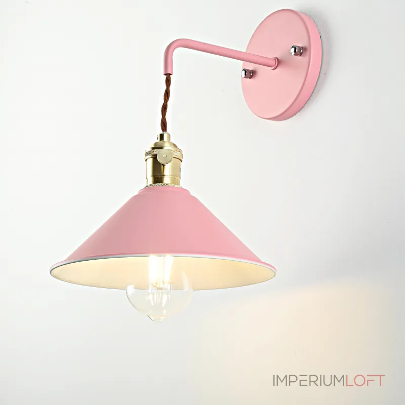 Бра с подвесным плафоном BRAID WALL Pink от ImperiumLoft Бра с подвесным плафоном BRAID WALL Pink от ImperiumLoft