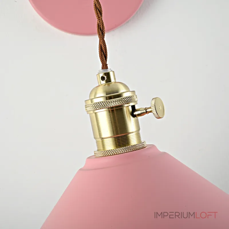 Бра с подвесным плафоном BRAID WALL Pink от ImperiumLoft Бра с подвесным плафоном BRAID WALL Pink от ImperiumLoft