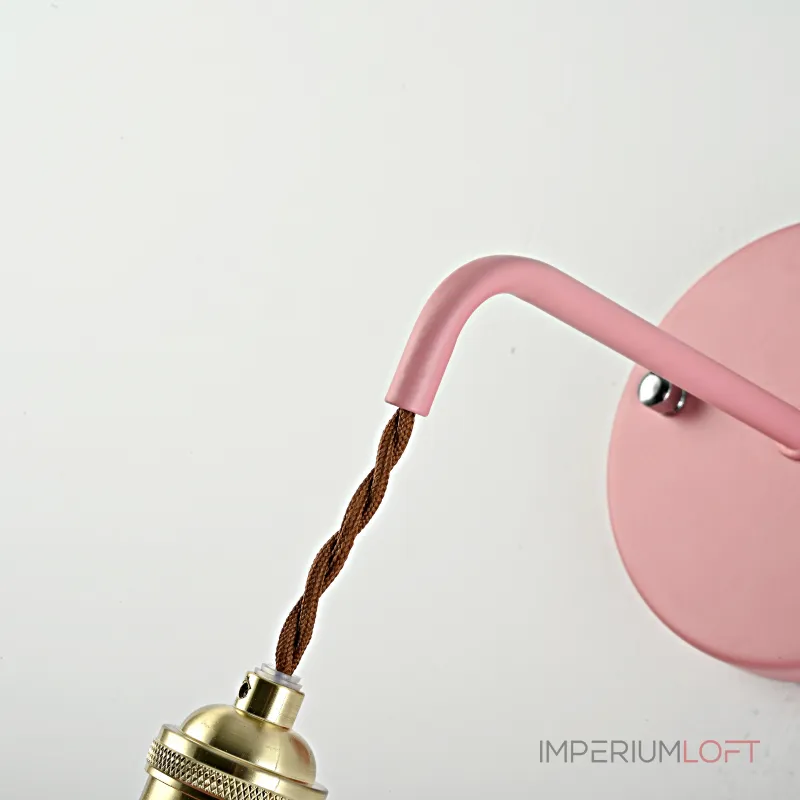 Бра с подвесным плафоном BRAID WALL Pink от ImperiumLoft Бра с подвесным плафоном BRAID WALL Pink от ImperiumLoft