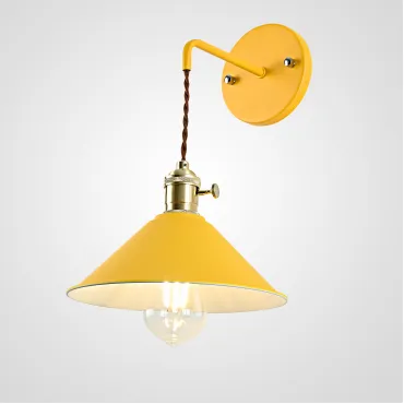 Бра с подвесным плафоном BRAID WALL Yellow Бра с подвесным плафоном BRAID WALL Yellow