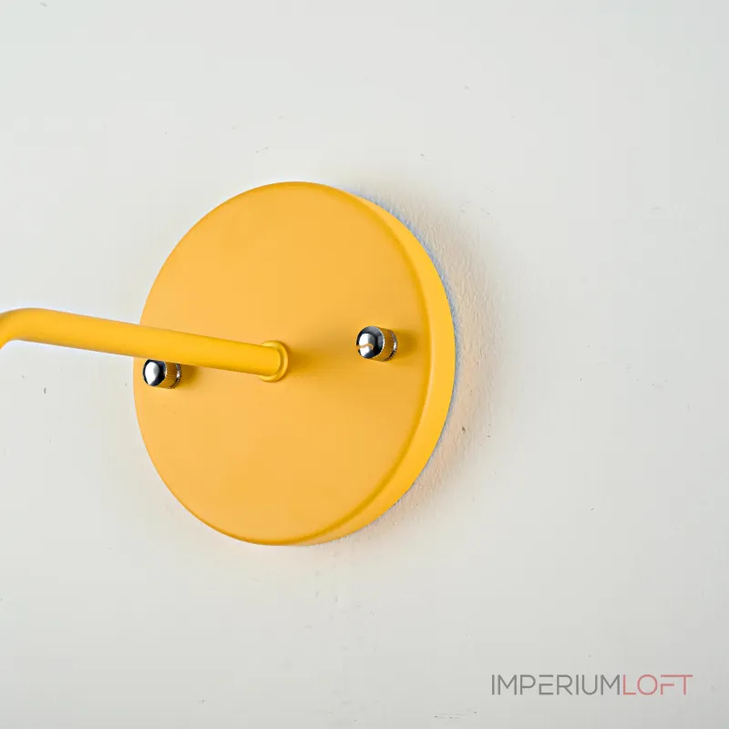 Бра с подвесным плафоном BRAID WALL Yellow от ImperiumLoft