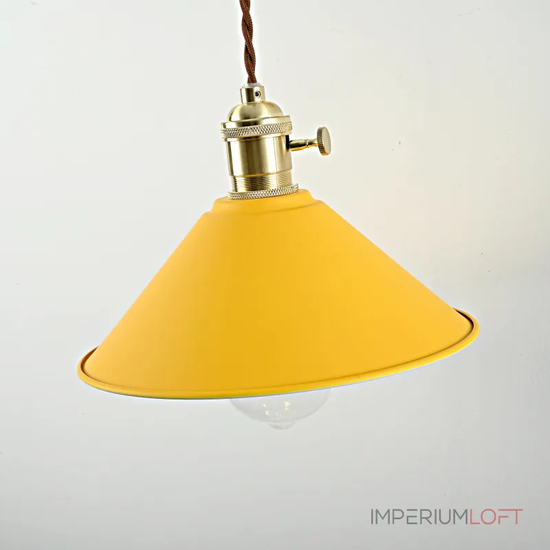 Бра с подвесным плафоном BRAID WALL Yellow от ImperiumLoft