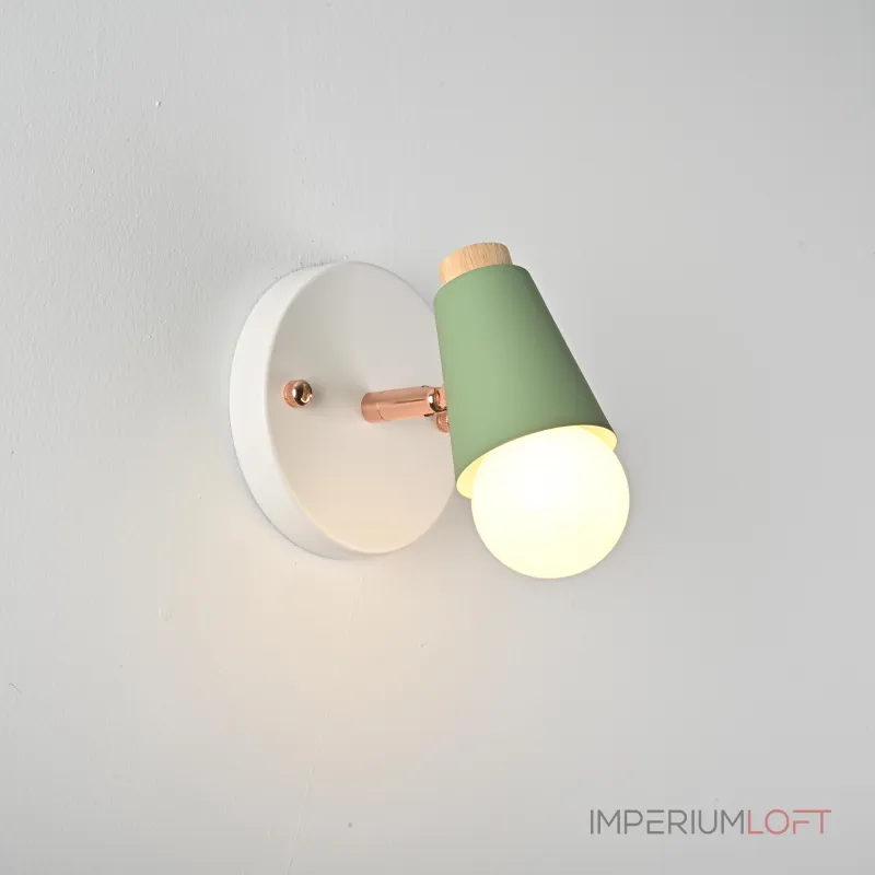 Настенный светильник ROTARY WALL Хаки от ImperiumLoft