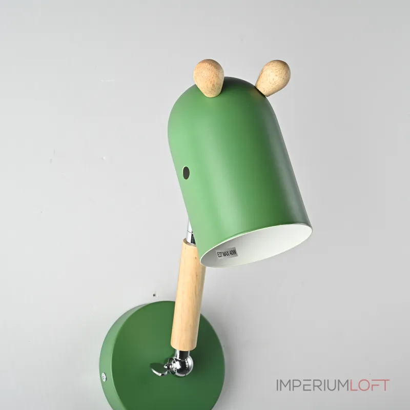 Бра ANIMAL Зелёный от ImperiumLoft