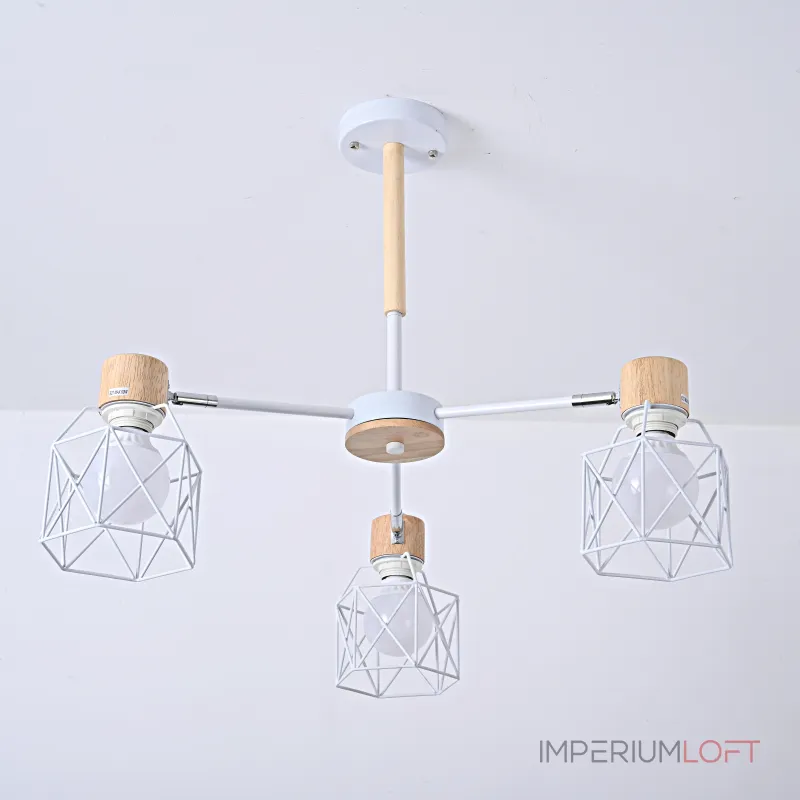Потолочная люстра CORF B3 White 3 lamps от ImperiumLoft