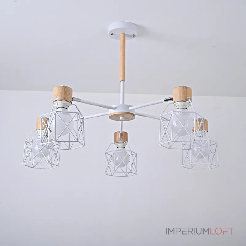 Потолочная люстра CORF B3 White 5 lamps от ImperiumLoft