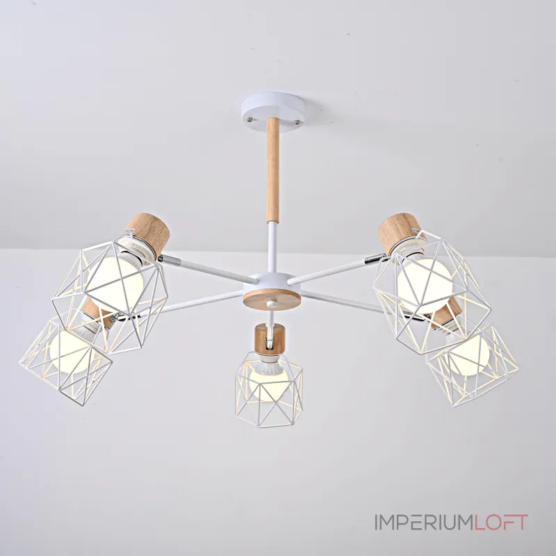 Потолочная люстра CORF B3 White 5 lamps от ImperiumLoft