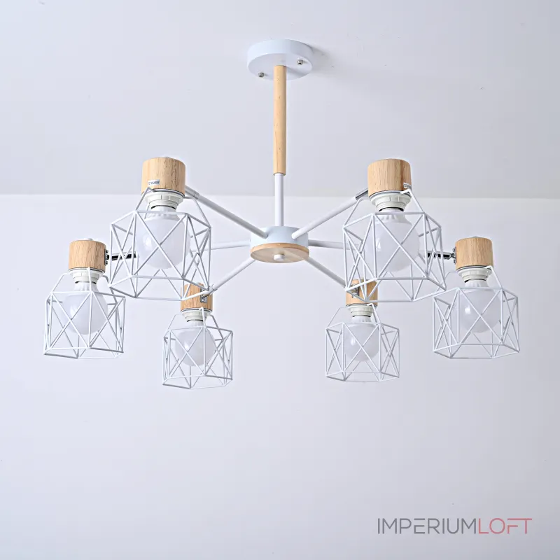 Потолочная люстра CORF B3 White 6 lamps от ImperiumLoft