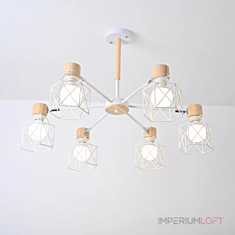 Потолочная люстра CORF B3 White 6 lamps от ImperiumLoft