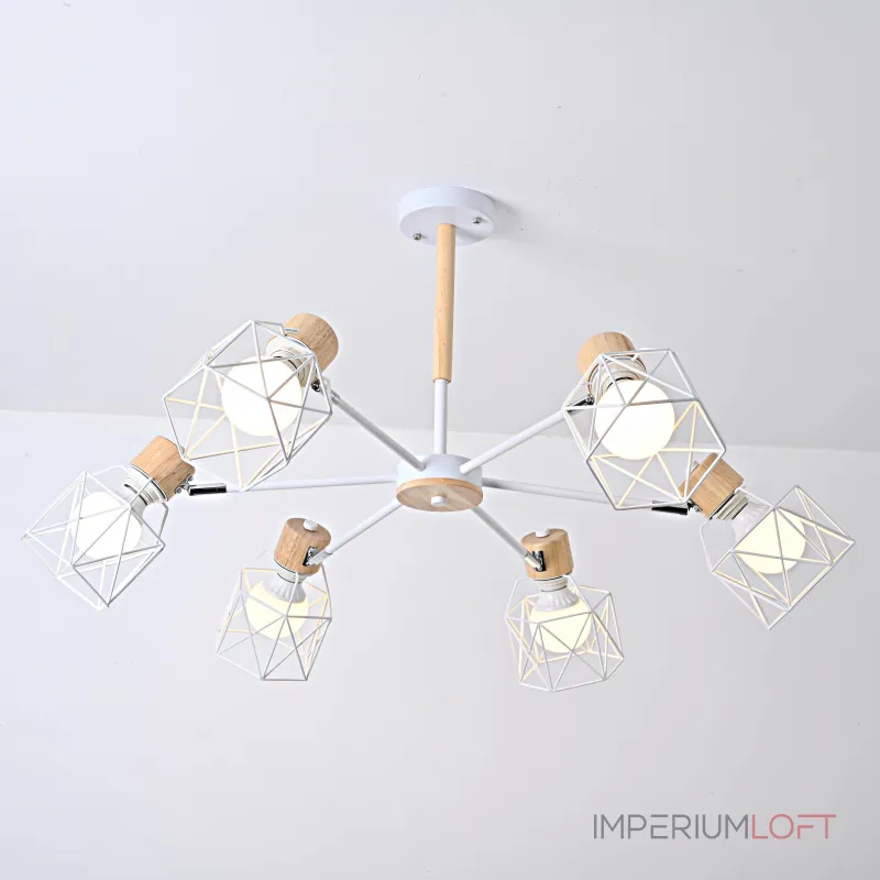 Потолочная люстра CORF B3 White 6 lamps от ImperiumLoft