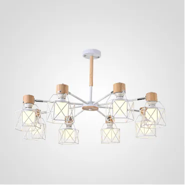 Потолочная люстра CORF B3 White 8 lamps