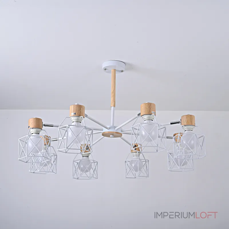 Потолочная люстра CORF B3 White 8 lamps от ImperiumLoft