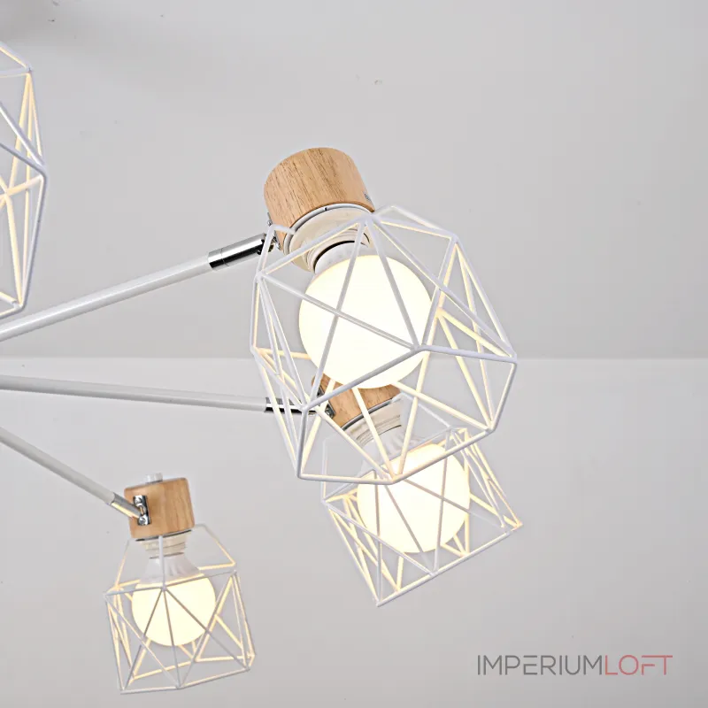Потолочная люстра CORF B3 White 8 lamps от ImperiumLoft