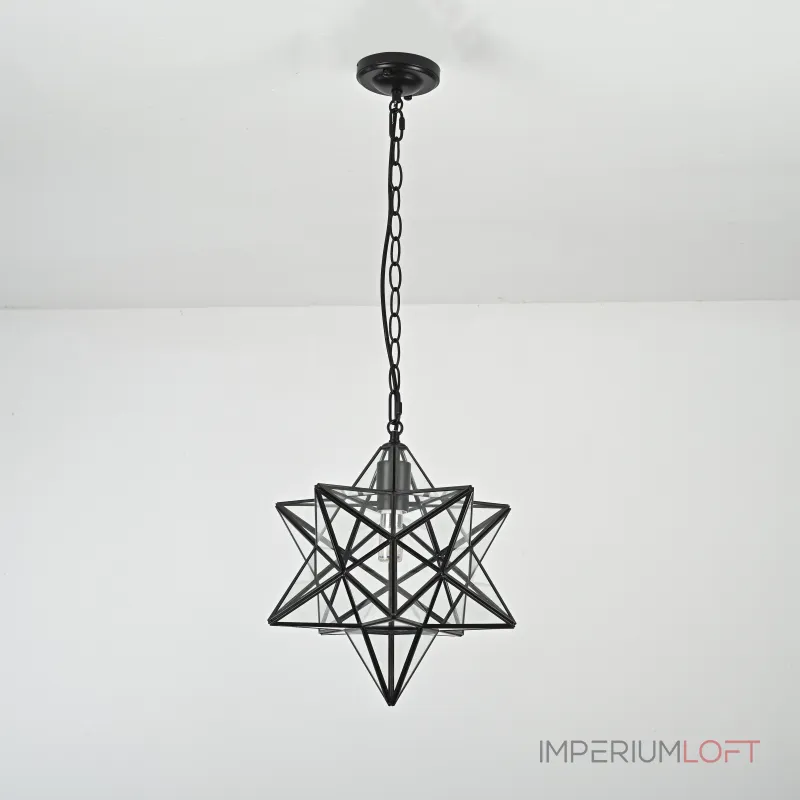 Люстра Black Star Clear Glass 35 см от ImperiumLoft