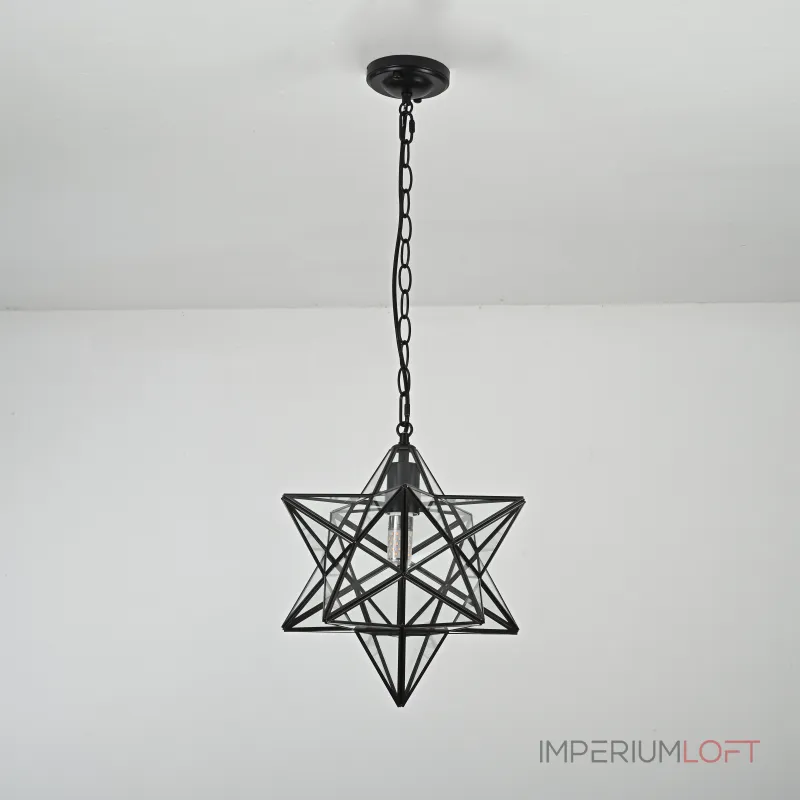 Люстра Black Star Clear Glass 35 см от ImperiumLoft
