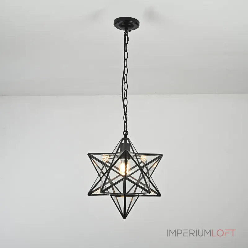Люстра Black Star Clear Glass 35 см от ImperiumLoft