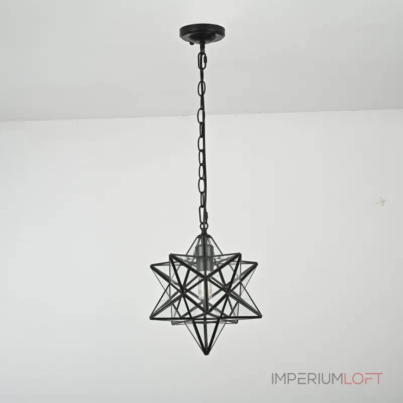 Люстра Black Star Clear Glass 30 см от ImperiumLoft