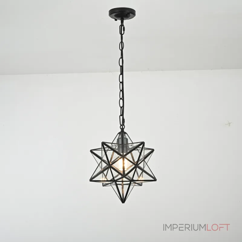 Люстра Black Star Clear Glass 30 см от ImperiumLoft