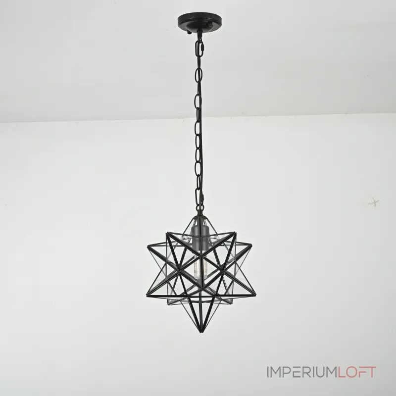 Люстра Black Star Clear Glass 30 см от ImperiumLoft