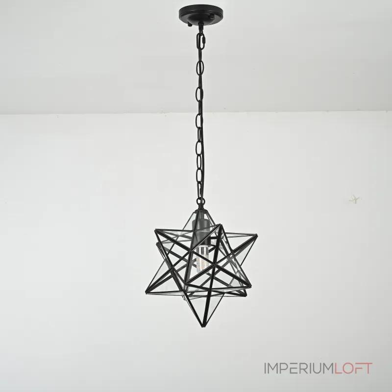 Люстра Black Star Clear Glass 30 см от ImperiumLoft