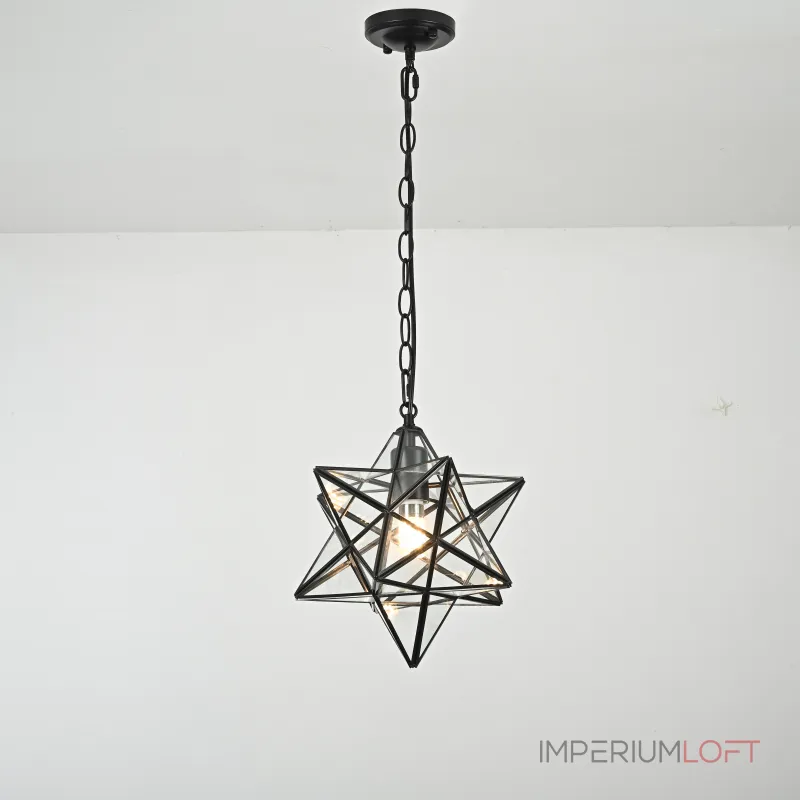 Люстра Black Star Clear Glass 30 см от ImperiumLoft