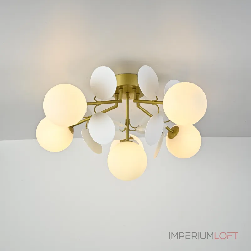 Потолочная люстра Light of MATISSE C SELF D55 White от ImperiumLoft