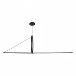 Подвесной светильник SUSPENSION CERCLE ET TRAIT – GRAPHITE SATINE L170 от ImperiumLoft