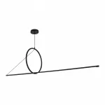 Подвесной светильник SUSPENSION CERCLE ET TRAIT – GRAPHITE SATINE L170 от ImperiumLoft