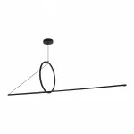Подвесной светильник SUSPENSION CERCLE ET TRAIT – GRAPHITE SATINE L170 от ImperiumLoft