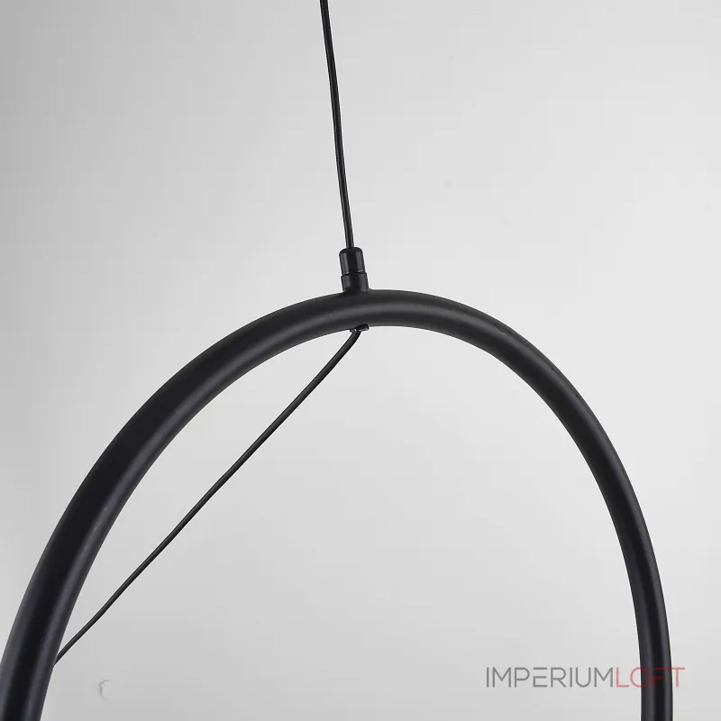 Подвесной светильник SUSPENSION CERCLE ET TRAIT – GRAPHITE SATINE L170 от ImperiumLoft