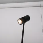 Реечный подвесной светильник PALMA Wall lamp 3 шара + 1 вазон горизонтальная от ImperiumLoft